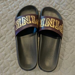 PINK Sandals, Never worn!